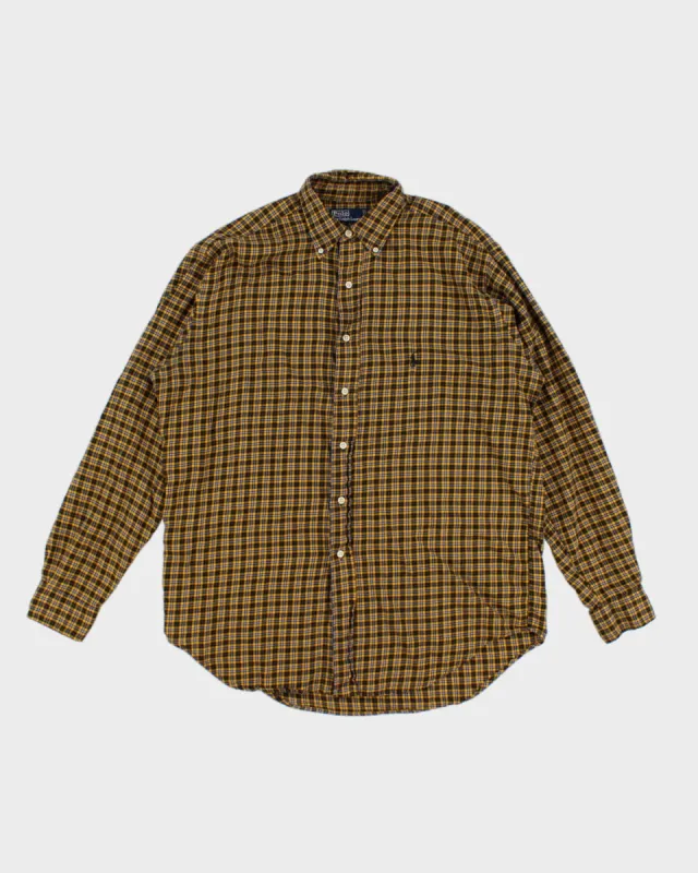 Vintage 90s Polo By Ralph Lauren Oversized Check Shirt - M sold by Rokit