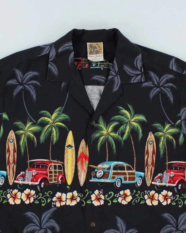 Vintage 90's Printed Hawaiian Short Sleeve Shirt - L sold by Rokit product image thumbnail 3