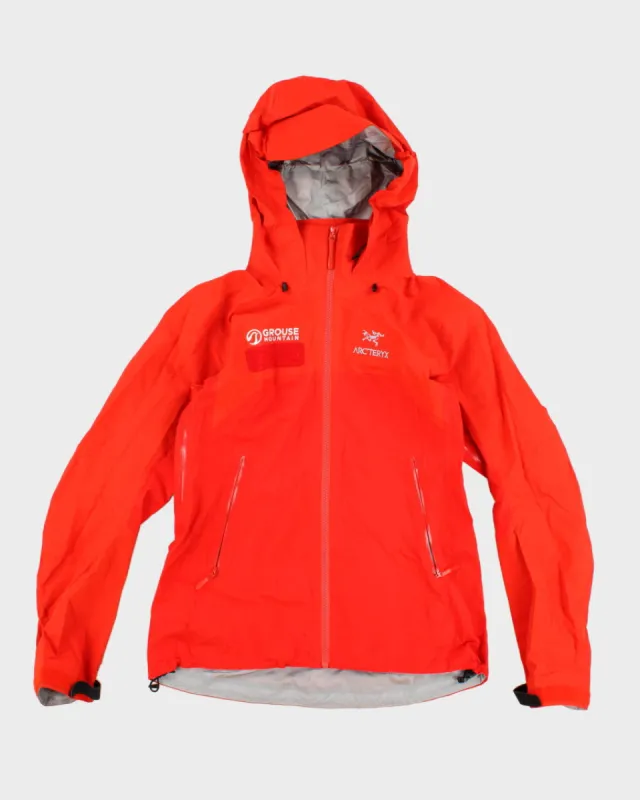 Women's Orange Arc'teryx  Hooded zip up Jackets - S sold by Rokit