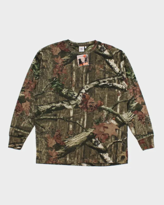 Deadstock Realtree Camouflage Long Sleeve T-shirt - XL made by Rokit