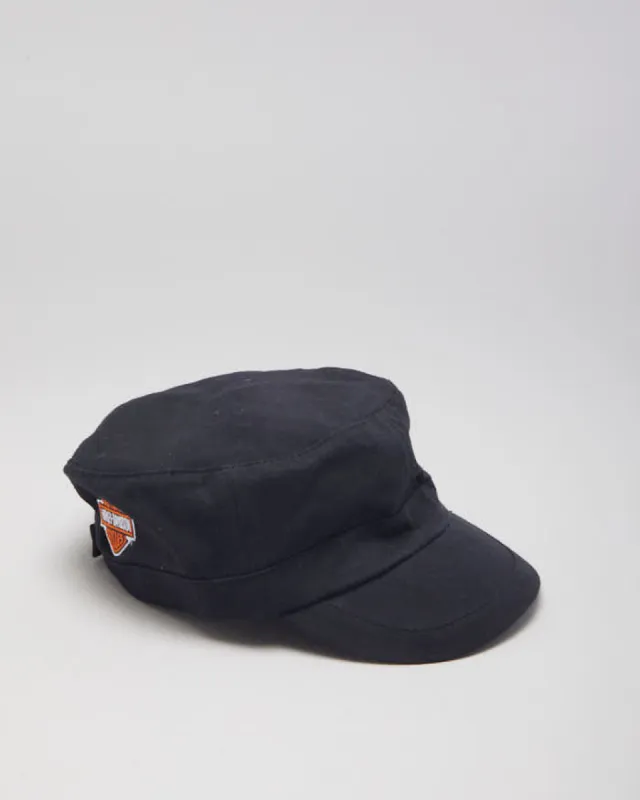 Vintage Miller Harley Davidson Flat-top Cap - OS sold by Rokit