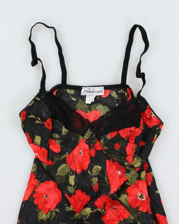 Vintage Y2k 00s French Maid Floral Slip Dress - S sold by Rokit product image thumbnail 3