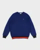 Lacoste Men's Merino Wool Blue Knit Jumper - L sold by Rokit