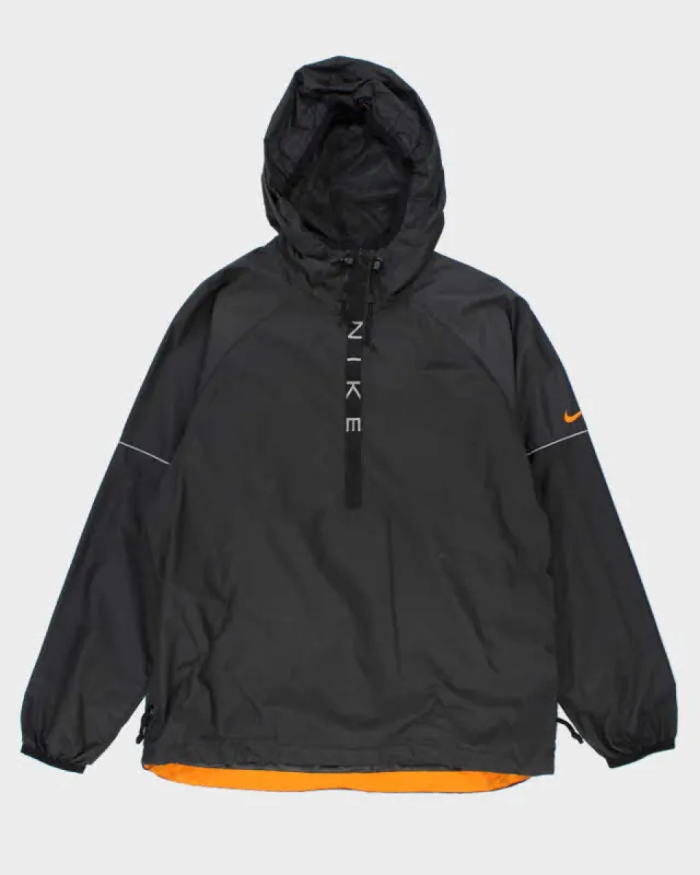 Nike Black Hooded Windbreaker Jacket - M sold by Rokit