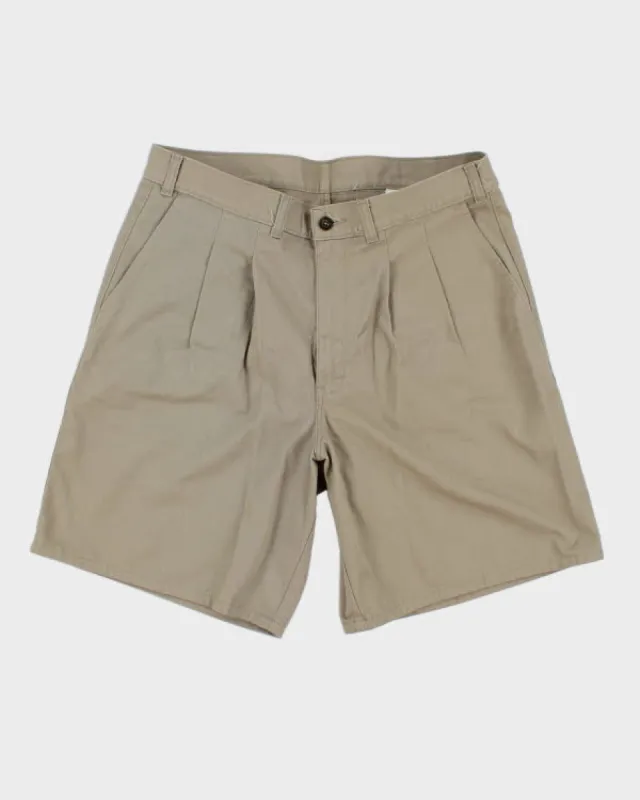 Vintage High Waisted Pleated Shorts - W34 L8 sold by Rokit