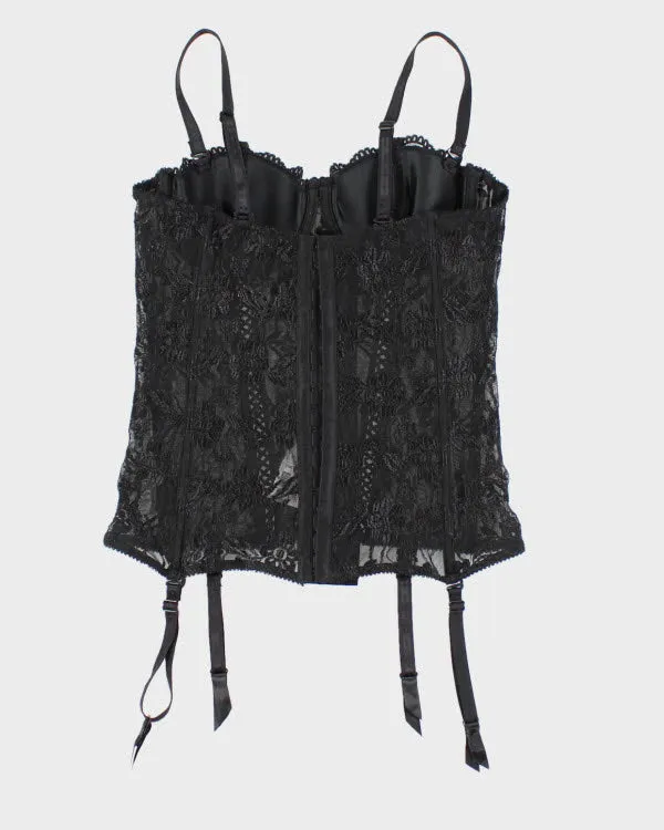 Deadstock La Vie En Rose Lace Corset - M sold by Rokit product image thumbnail 2