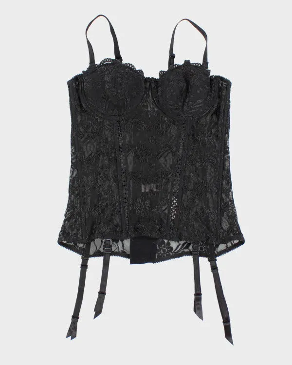 Deadstock La Vie En Rose Lace Corset - M sold by Rokit
