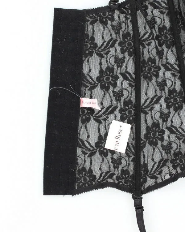 Deadstock La Vie En Rose Lace Corset - M sold by Rokit product image thumbnail 3