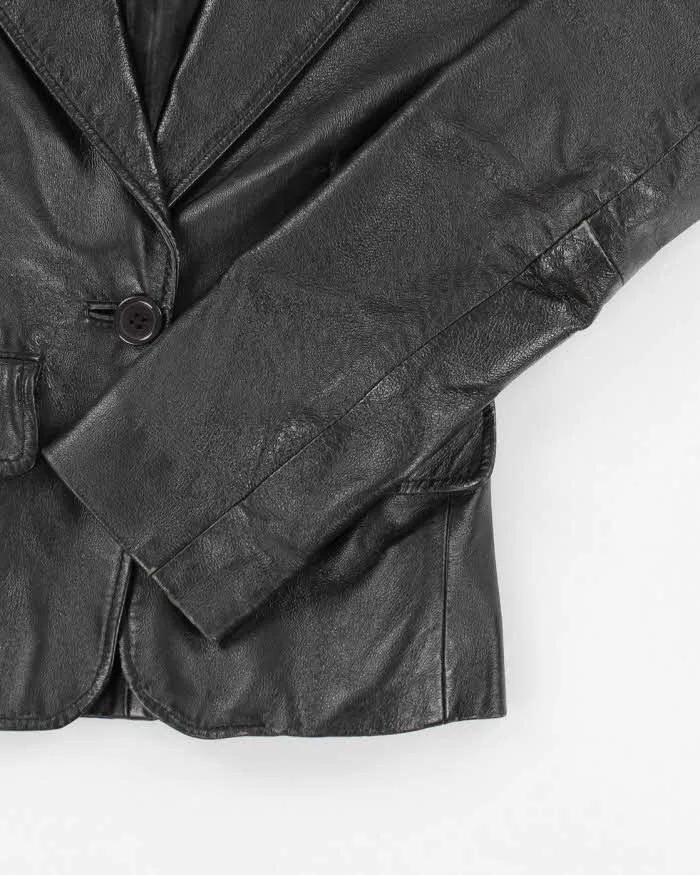 Vintage Woman's Le Chateau Leather Blazer - XXS sold by Rokit product image thumbnail 4