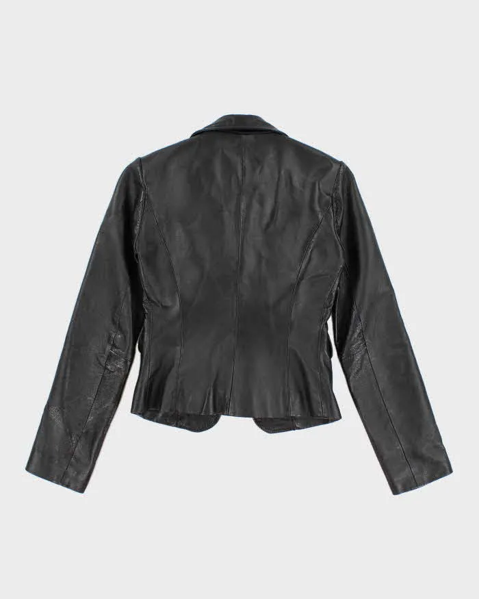 Vintage Woman's Le Chateau Leather Blazer - XXS sold by Rokit product image thumbnail 2
