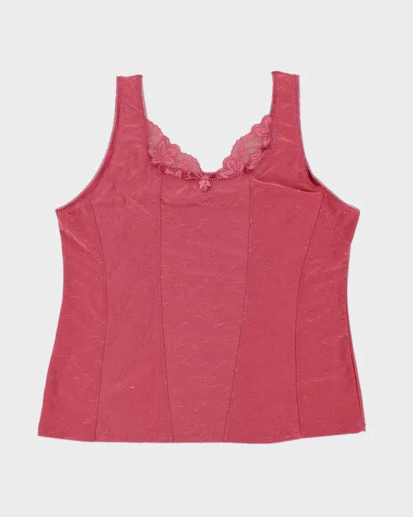 Y2k 00s Delta Burka Pink Cami - XL sold by Rokit