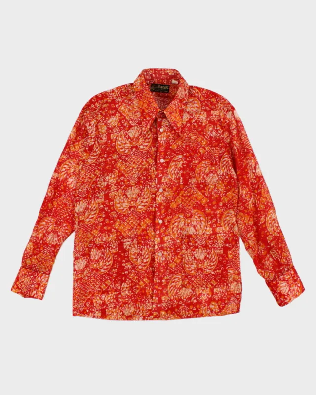 Vintage 70s Light Funky Shirt - M sold by Rokit