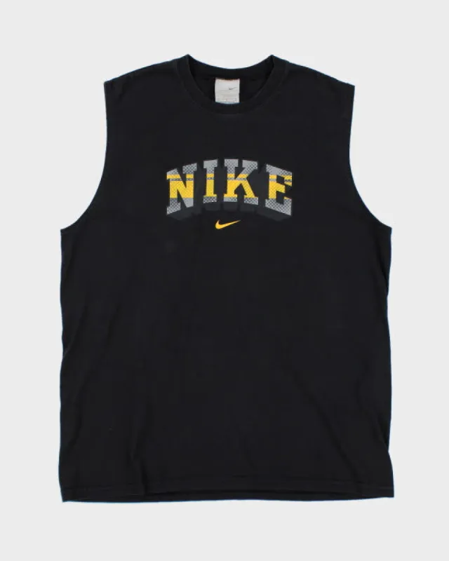 Vintage Y2K Nike Textured Logo Vest - L sold by Rokit