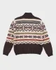 Wool Blend Chunky Zip Up Knit - L sold by Rokit
