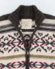 Wool Blend Chunky Zip Up Knit - L sold by Rokit