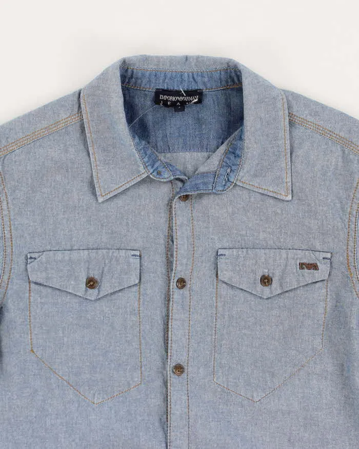 Emporio Armani Jeans Denim Long Sleeve Shirt - S sold by Rokit product image thumbnail 3