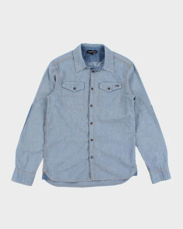 Emporio Armani Jeans Denim Long Sleeve Shirt - S sold by Rokit