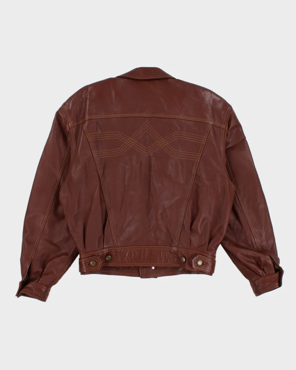 Vintage 90's Valentino Leather Jacket - L | Parallel