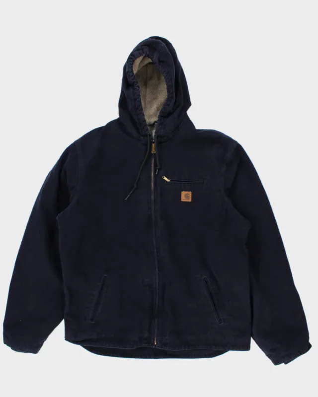 Vintage Carhartt Hooded Fleece Lined Winter Work Wear Jacket - XL Tall sold by Rokit