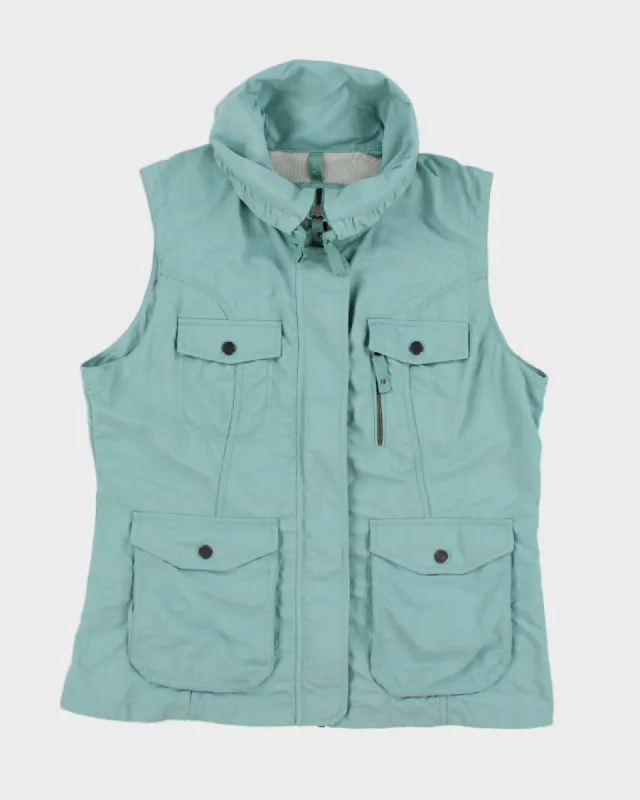 Eddie Bauer Blue Windbreaker Vest - L sold by Rokit