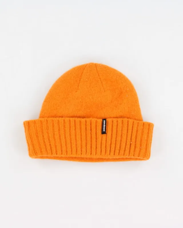 Patagonia Orange Beanie - O/S sold by Rokit