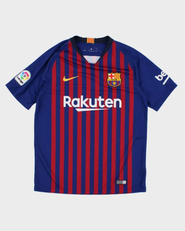 FC Barcelona 2018-19 Home Football Shirt - M sold by Rokit