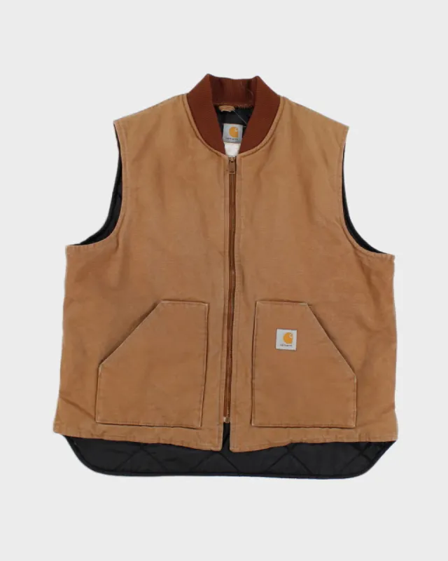 Vintage 90s Carhart Beige Vest - XXL sold by Rokit