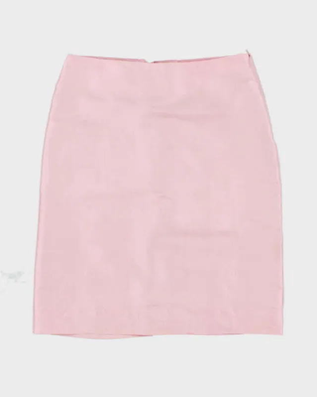 Vintage 90s Pink Lace Up Skirt - S sold by Rokit