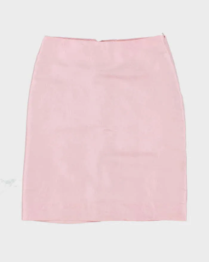 Vintage 90s Pink Lace Up Skirt - S sold by Rokit