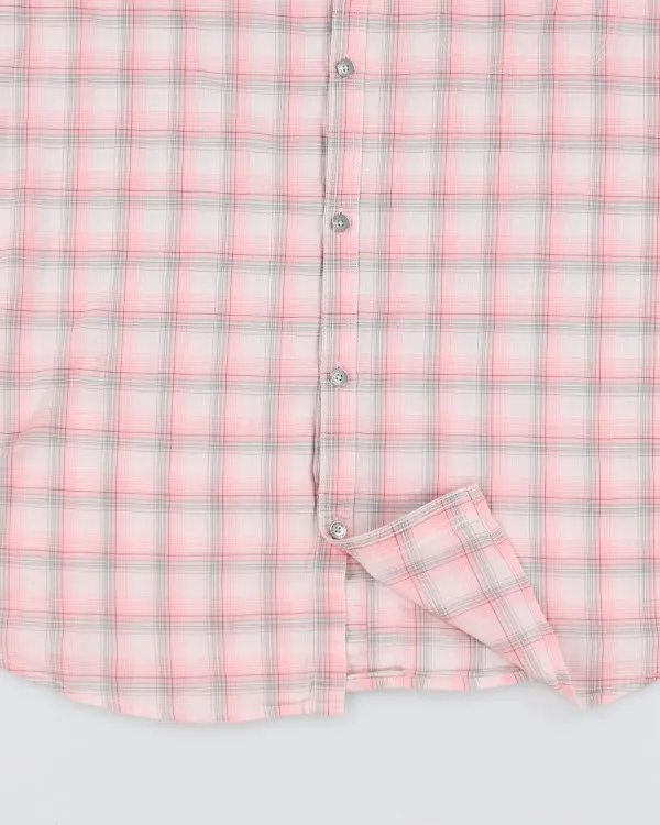 Calvin Klein Pink Check Shirt - L sold by Rokit product image thumbnail 4