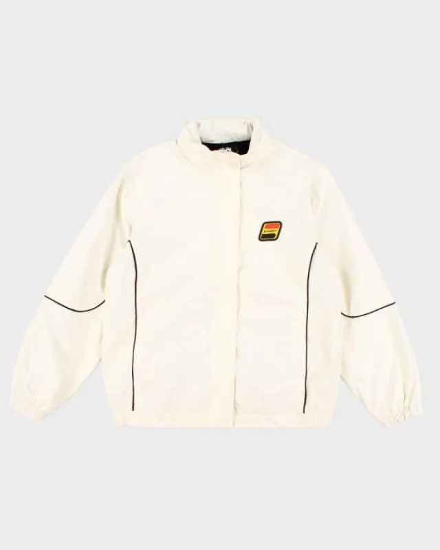 Stussy Cream Windbreaker Jacket - M sold by Rokit