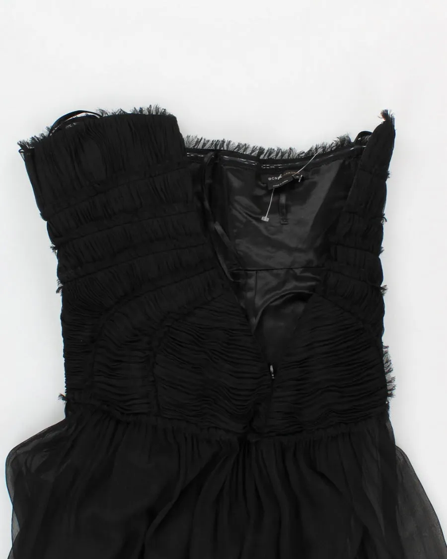 00s BCBG MaxAzria Darling Rouched Lined Silk Strapless Gown - XS sold by Rokit product image thumbnail 3
