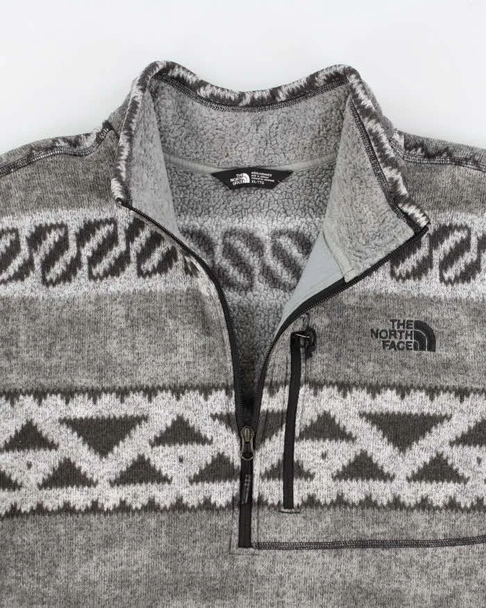 Mens The North Face Grey Patterned Half Zip Fleece - XXL sold by Rokit product image thumbnail 3