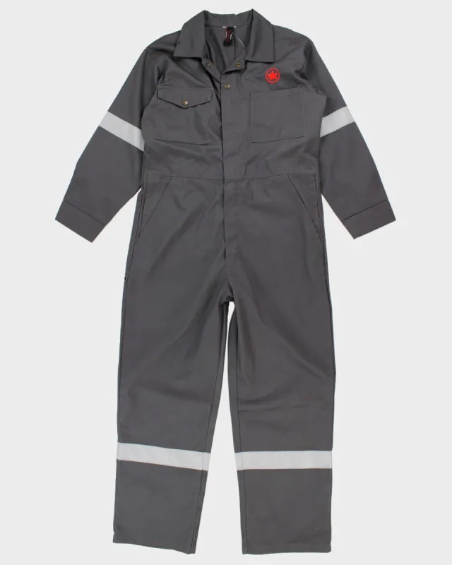 Vintage Grey Workwear Coveralls / Overalls - XL sold by Rokit