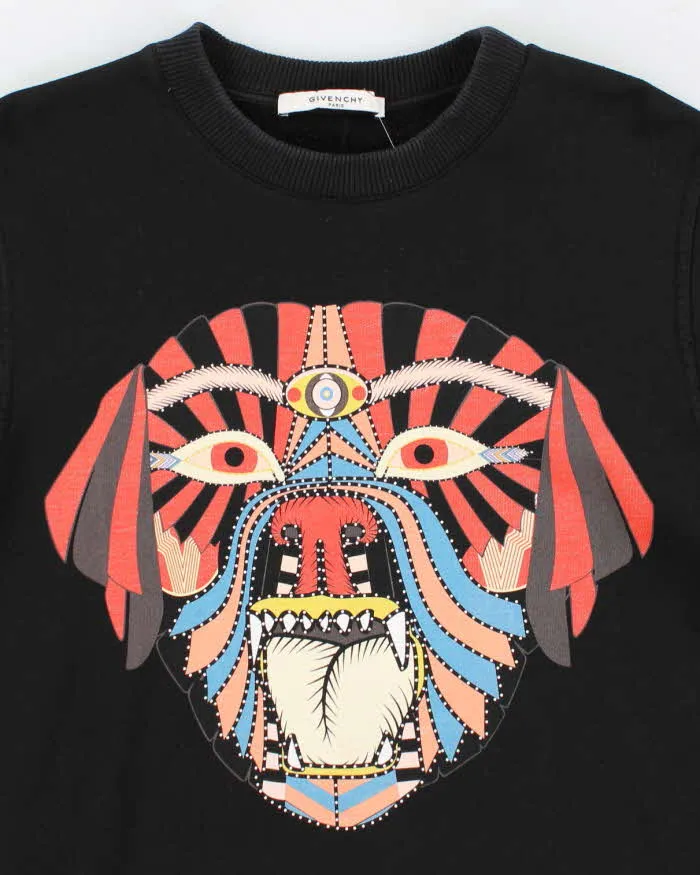 Womens Black Givenchy Art Print Pullover Sweatshirt - XS sold by Rokit product image thumbnail 3