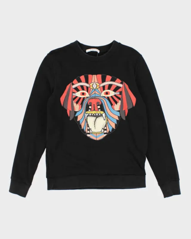 Womens Black Givenchy Art Print Pullover Sweatshirt - XS sold by Rokit