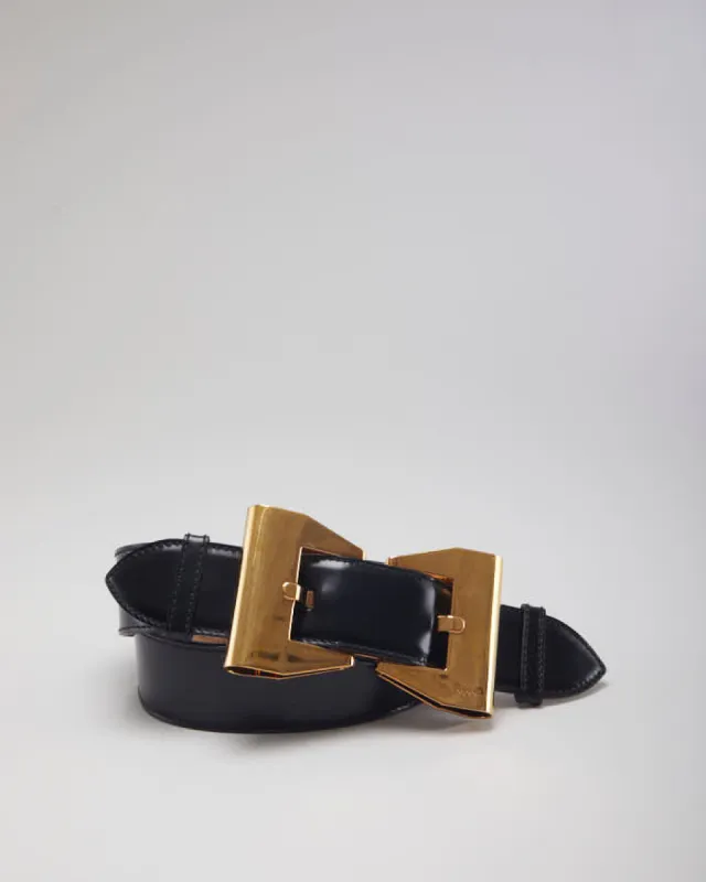 Gucci Patent Leather Bow Belt - W28-W32 sold by Rokit