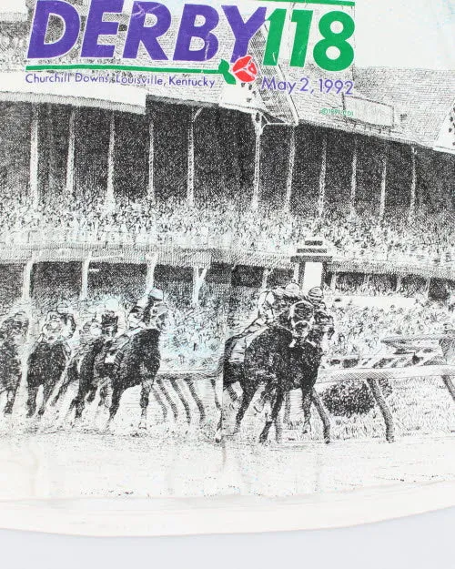 Vintage 90's Kentucky Derby All Over Print T-Shirt - XL sold by Rokit product image thumbnail 4