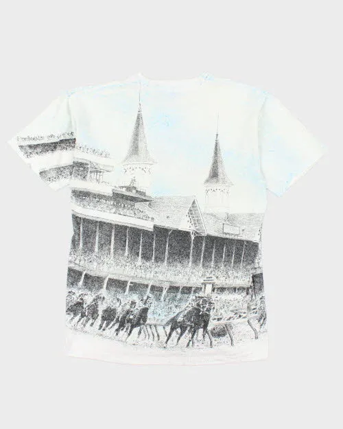 Vintage 90's Kentucky Derby All Over Print T-Shirt - XL sold by Rokit product image thumbnail 2