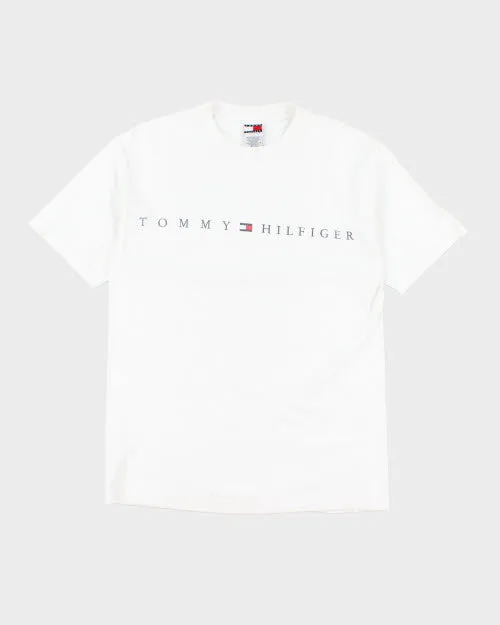 Vintage Y2K Tommy Hilfiger Centre Logo T-Shirt - M sold by Rokit