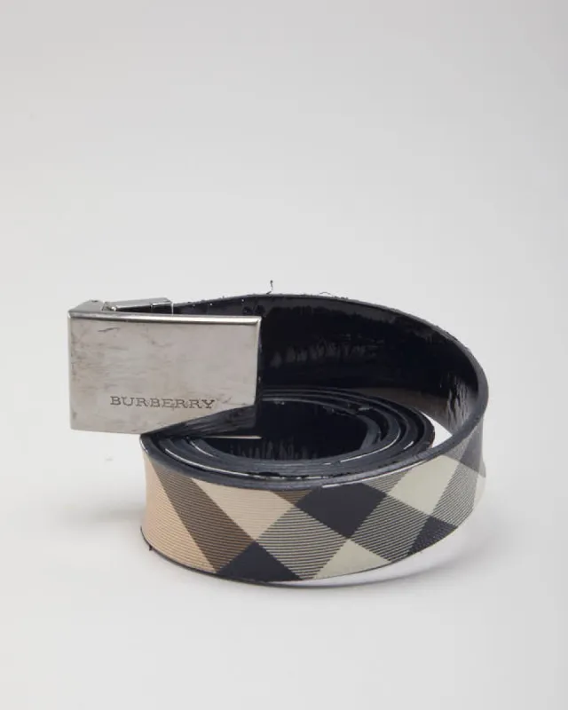Burberry Nova Check Belt - W32-W36 sold by Rokit
