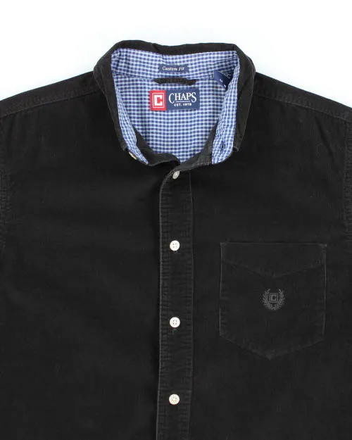 Chaps Black Cord Shirt - M sold by Rokit product image thumbnail 3