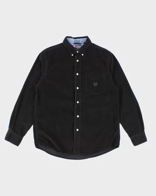 Chaps Black Cord Shirt - M sold by Rokit