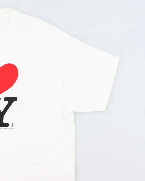 Vintage 90's I <3 New York Souvenir T-Shirt - L sold by Rokit product image thumbnail 4