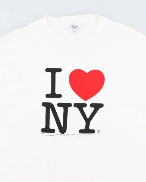 Vintage 90's I <3 New York Souvenir T-Shirt - L sold by Rokit product image thumbnail 3