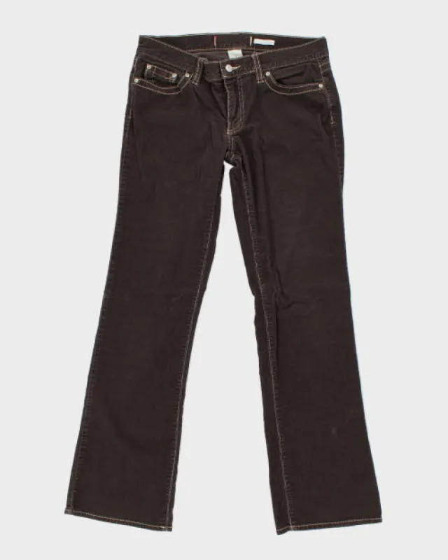 Y2k 00s Embroidered Cord Trousers - W31 L31 sold by Rokit