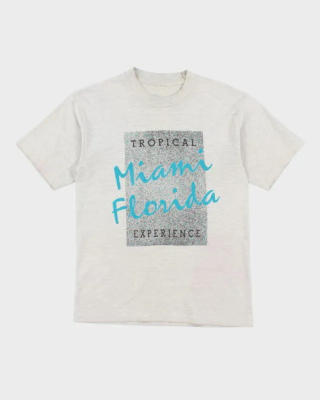 Vintage Miami Florida Experience Single Stitch T-Shirt - M sold by Rokit