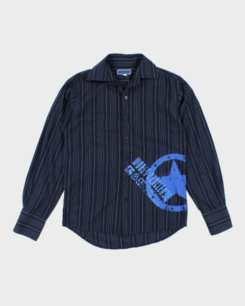 Y2k 00s Notorious Stripe Shirt - S sold by Rokit