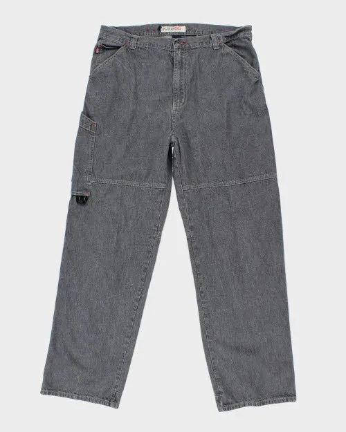 Vintage 90's Plugg Wide Baggy Jeans - W36 L31 sold by Rokit