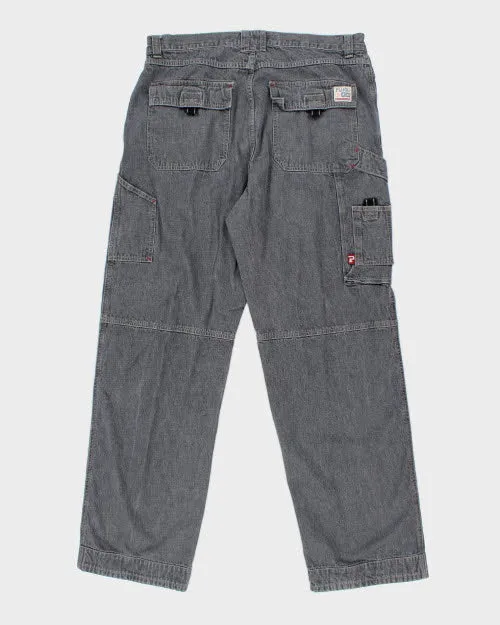 Vintage 90's Plugg Wide Baggy Jeans - W36 L31 sold by Rokit product image thumbnail 2